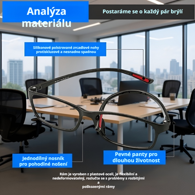 HD brýle proti modrému světlu pro seniory