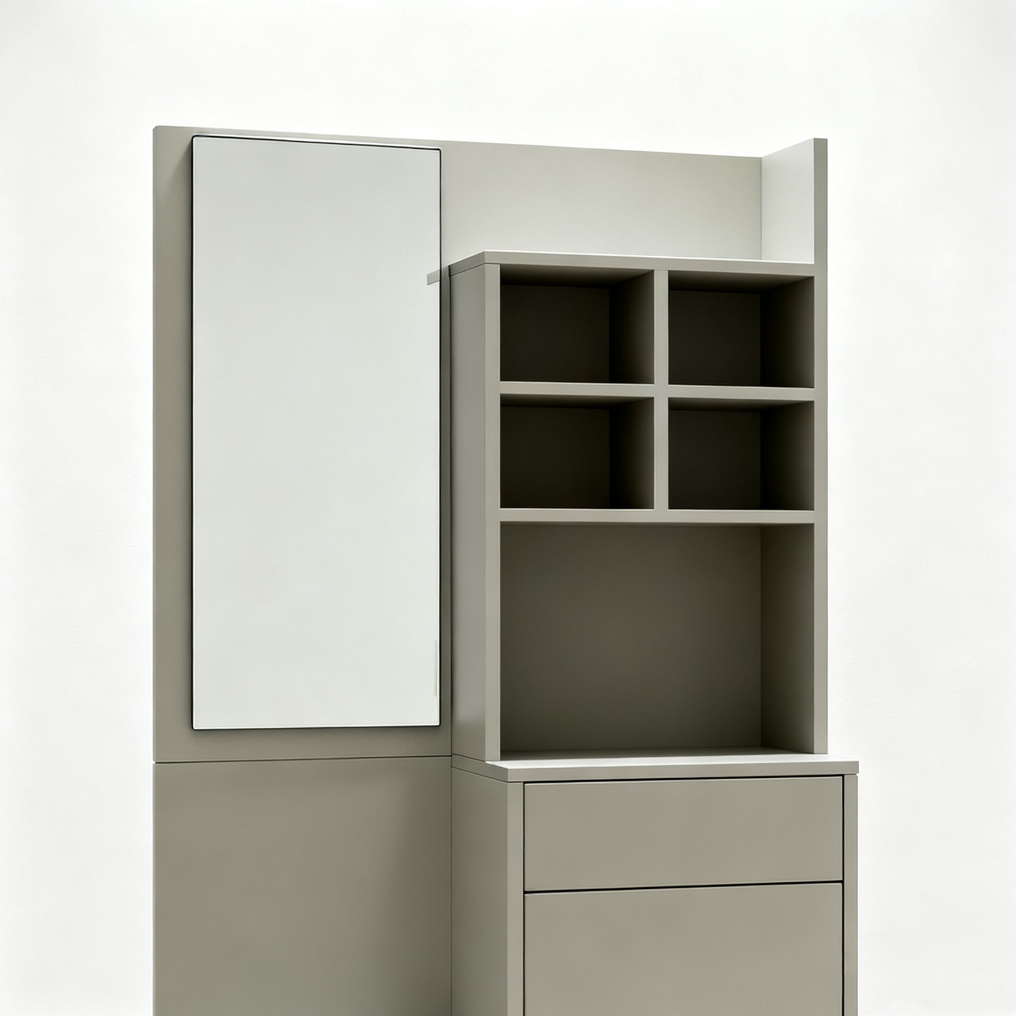 ตู้เก็บรองเท้าและของใช้ในบ้านแบบรวม สำหรับทางเข้าบ้าน