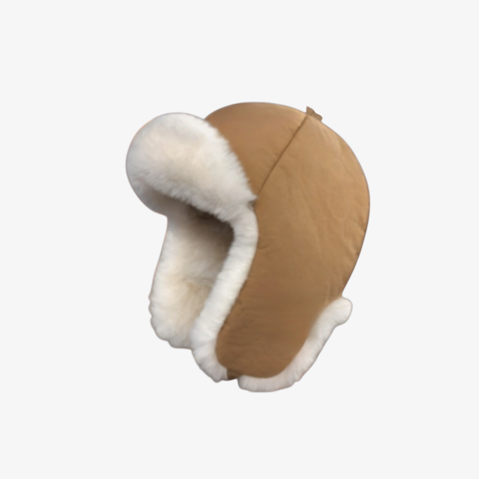 Detalle del forro polar suave en gorro térmico