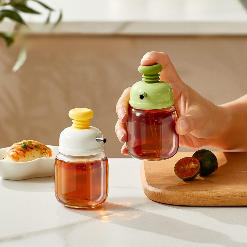 Oil Squeeze Bottle with Flow Control
