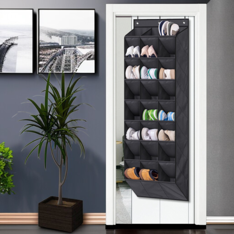 Multi-functional Over-the-Door Hanging Shoe Organizer
