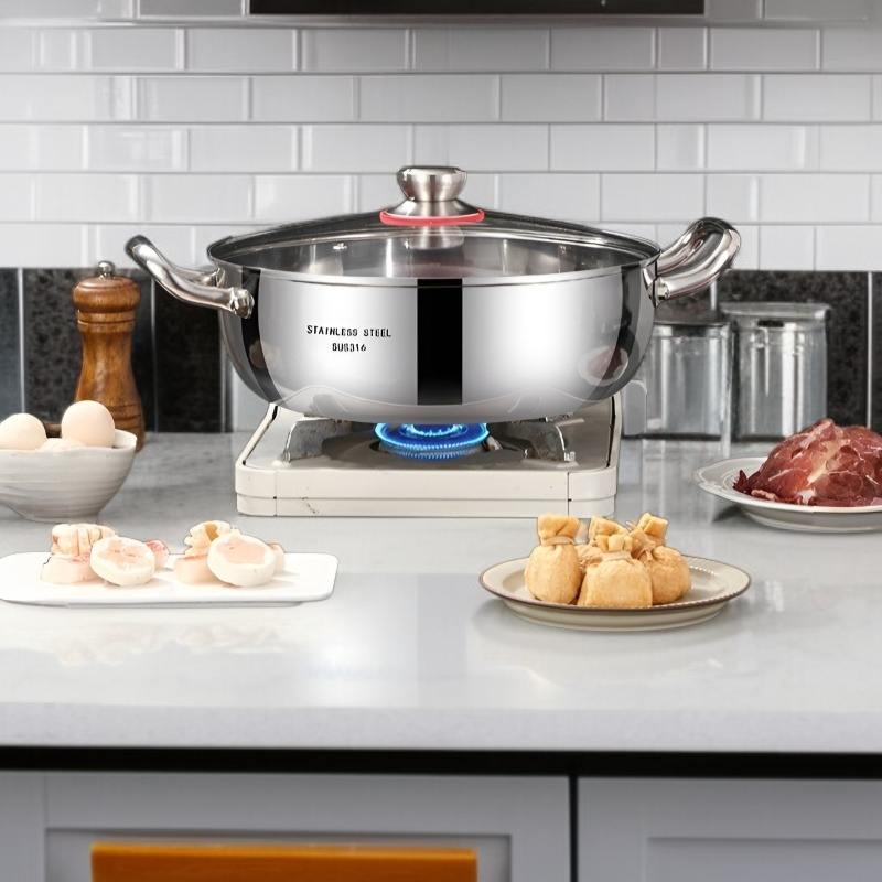 Household Induction Cooker Special Double Ear Soup Pot