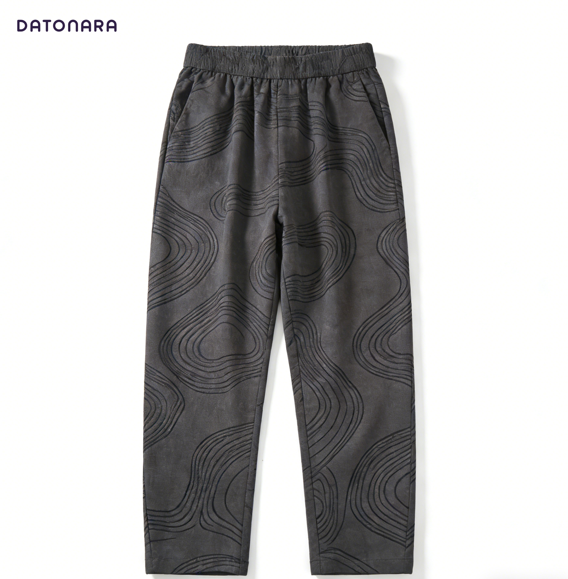ウェーブテクスチャカジュアルパンツ