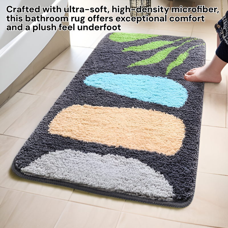 Premium Comfortable Bathroom Rug with Non-Slip Design for Various Bathroom Settings