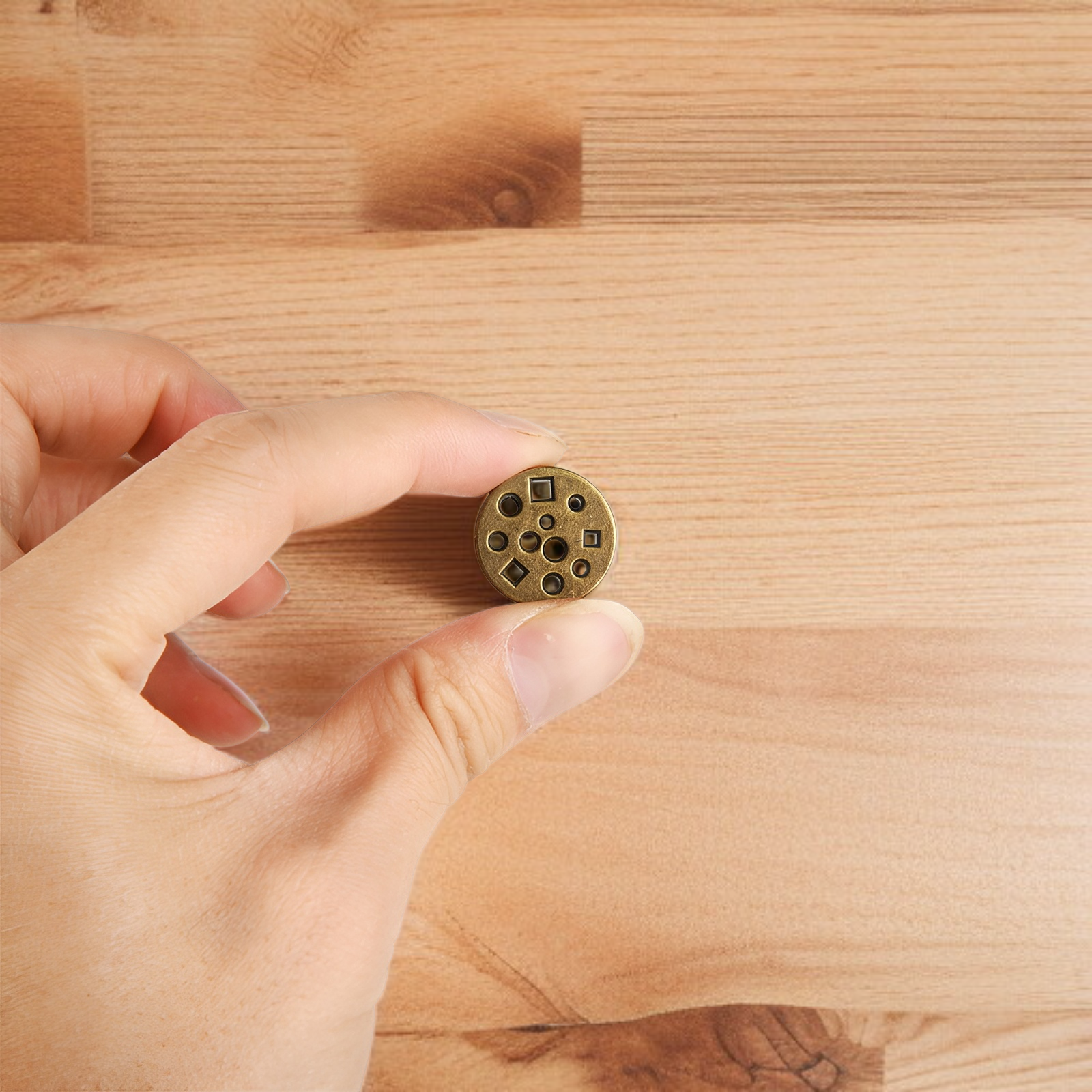 Japanese minimalist coarse pottery incense dish on wooden table