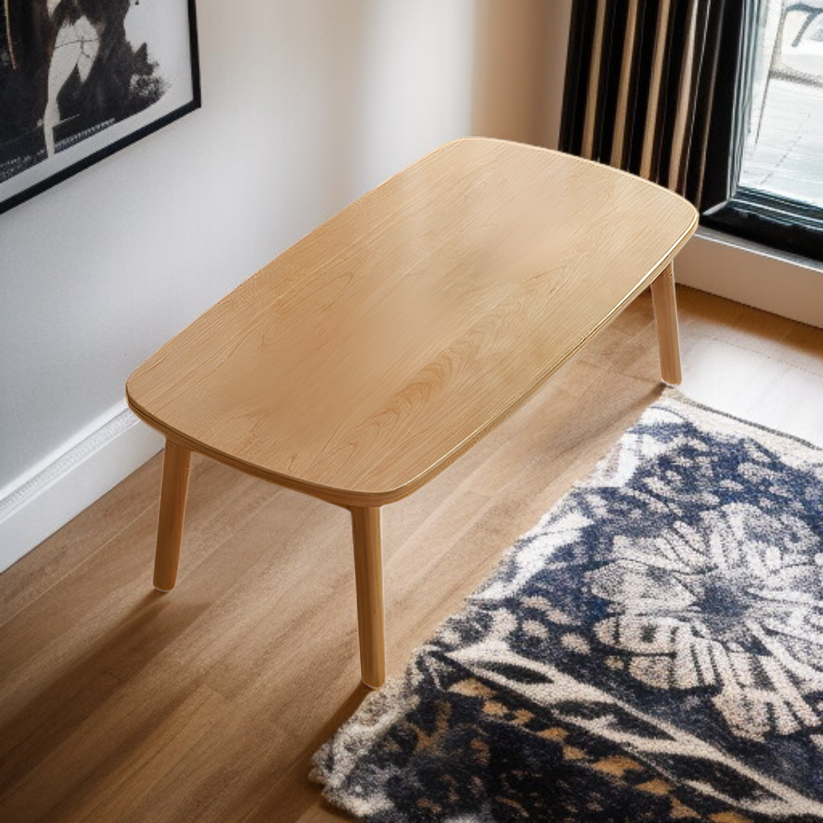 공간 절약을 위한 접이식 테이블 사용 예시