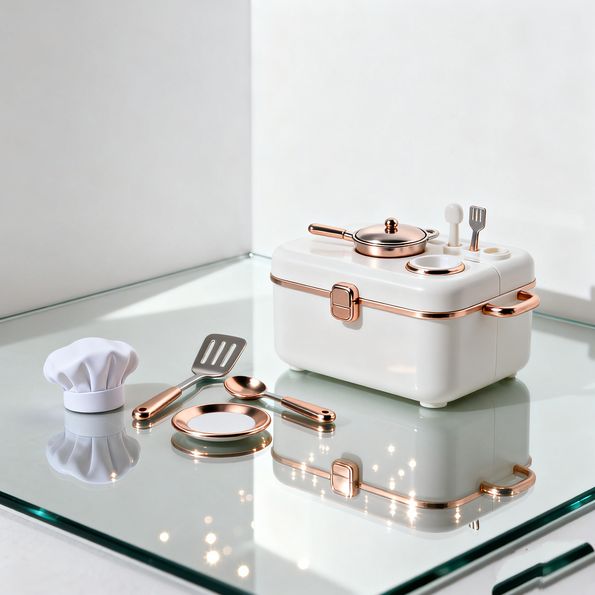 Kit de utensilios de cocina de juguete en miniatura