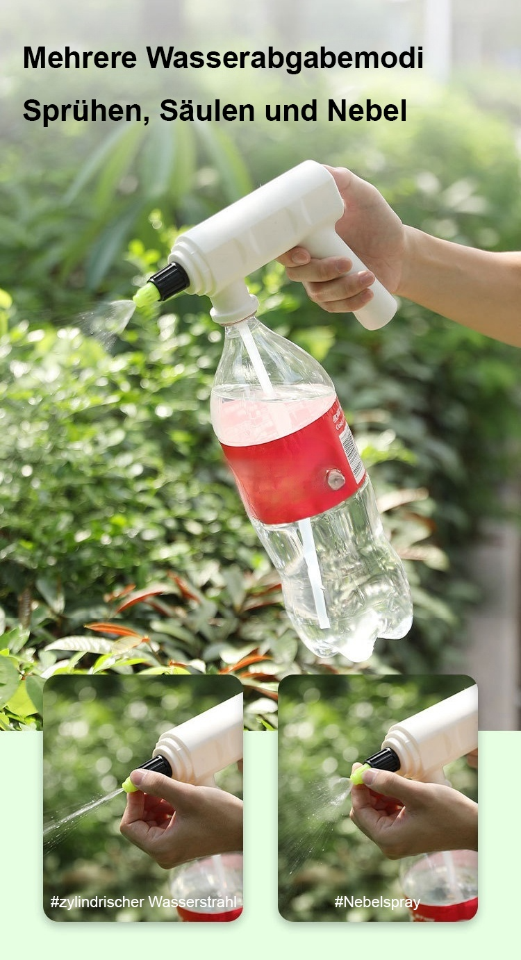 Tragbarer multifunktionaler wiederaufladbarer Handzerstäuber im Einsatz