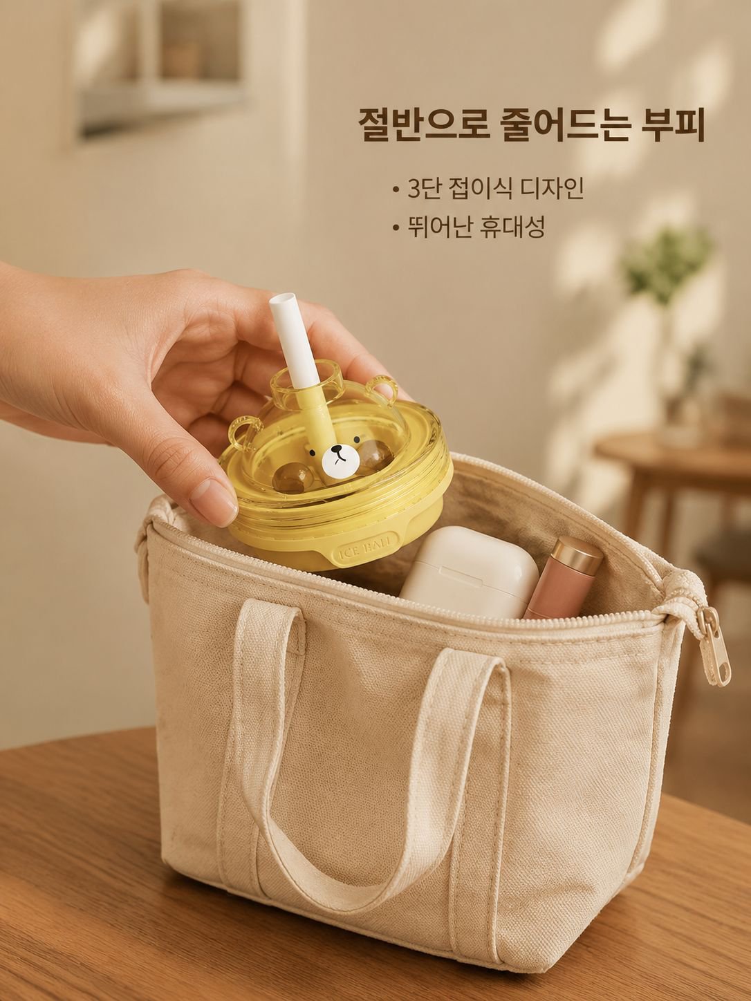 휴대용 접이식 아이스볼 몰드 컵 창의적인 얼음컵