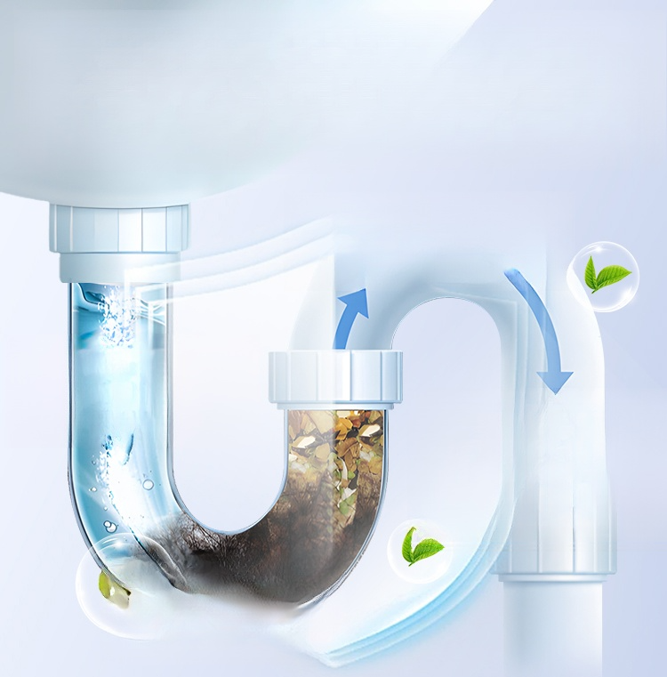 【หนึ่งวินาทีทะลวง】น้ำยาละลายแรงไม่ทำลายท่อ