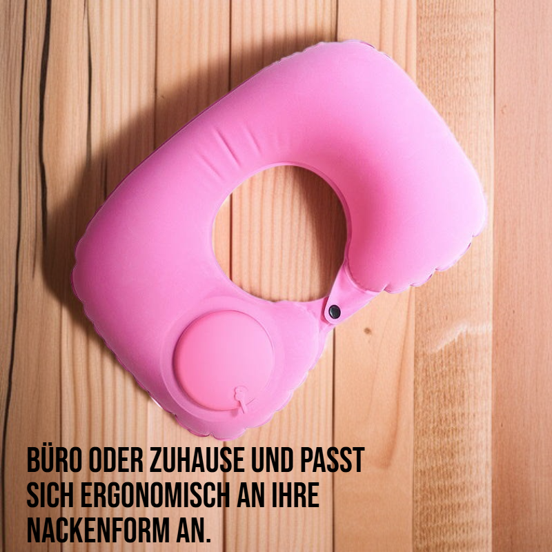 Klappbares aufblasbares U-Kissen