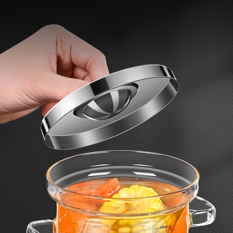 หม้อแก้วทนไฟขนาดเล็กสำหรับใช้ในบ้าน