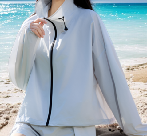 Neue Sonnenschutzkleidung für Damen im Sommer, leichte und atmungsaktive, dünne Sonnenschutzkleidung