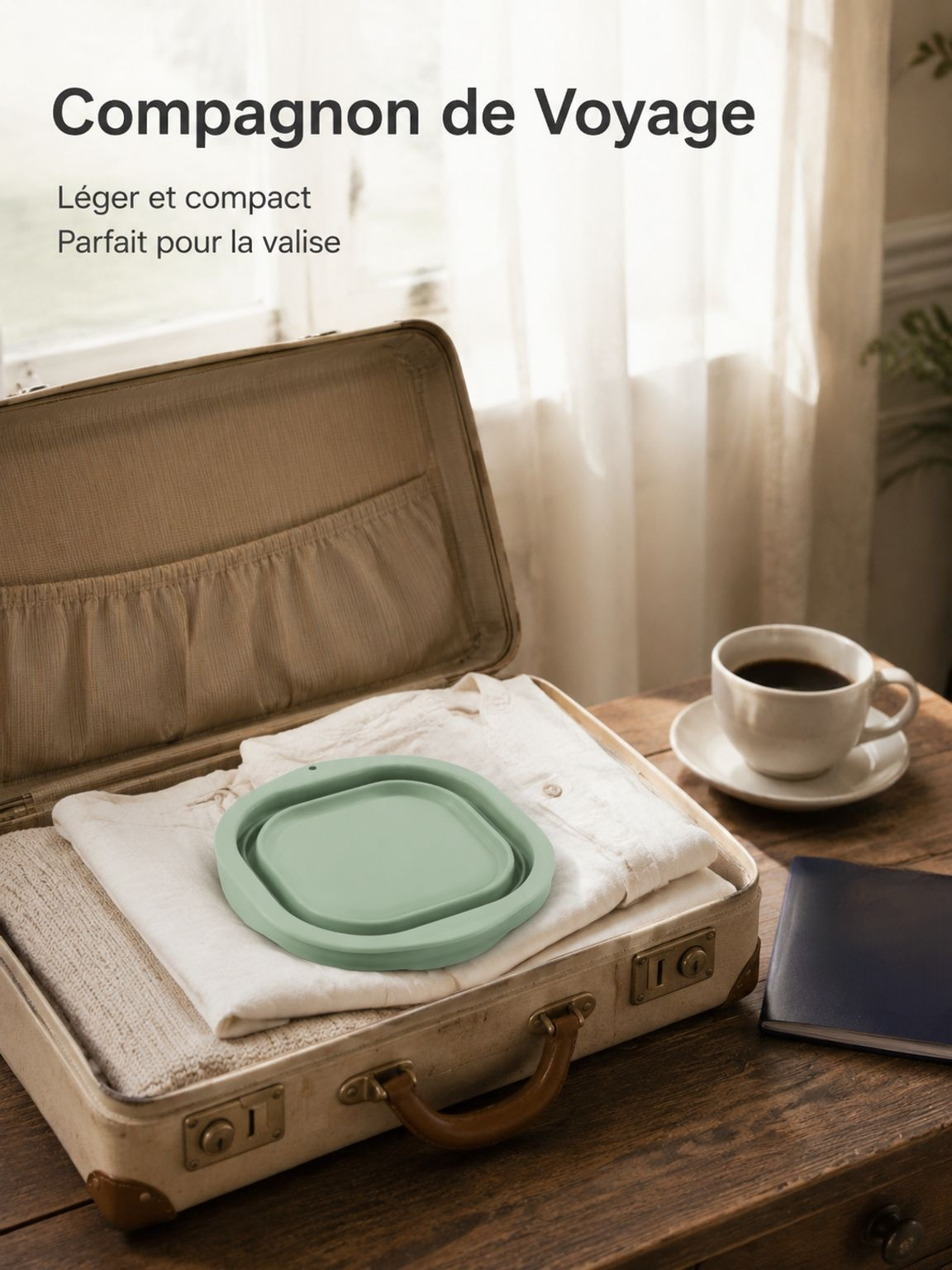 Bassin de lavage pliable portable