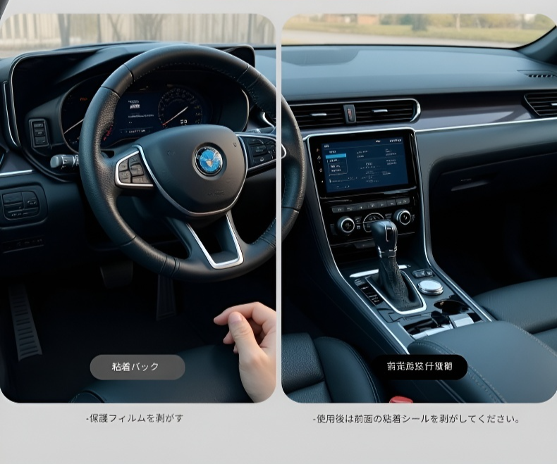 車内に設置された使い捨てゴミ袋