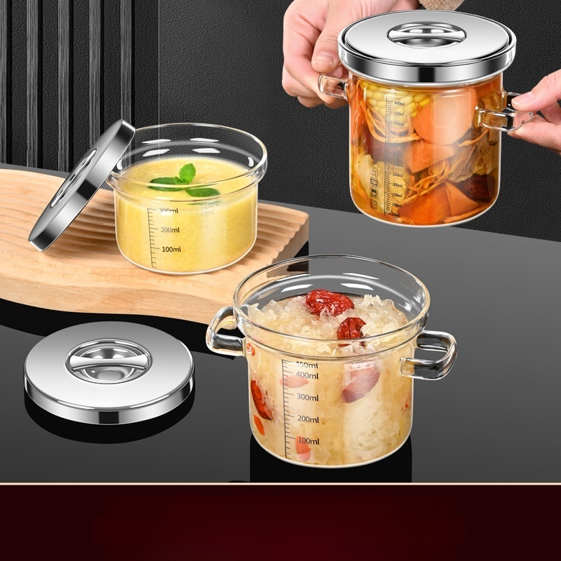 Stew Pot High Borosilicate Glass Stew Soup Pot
