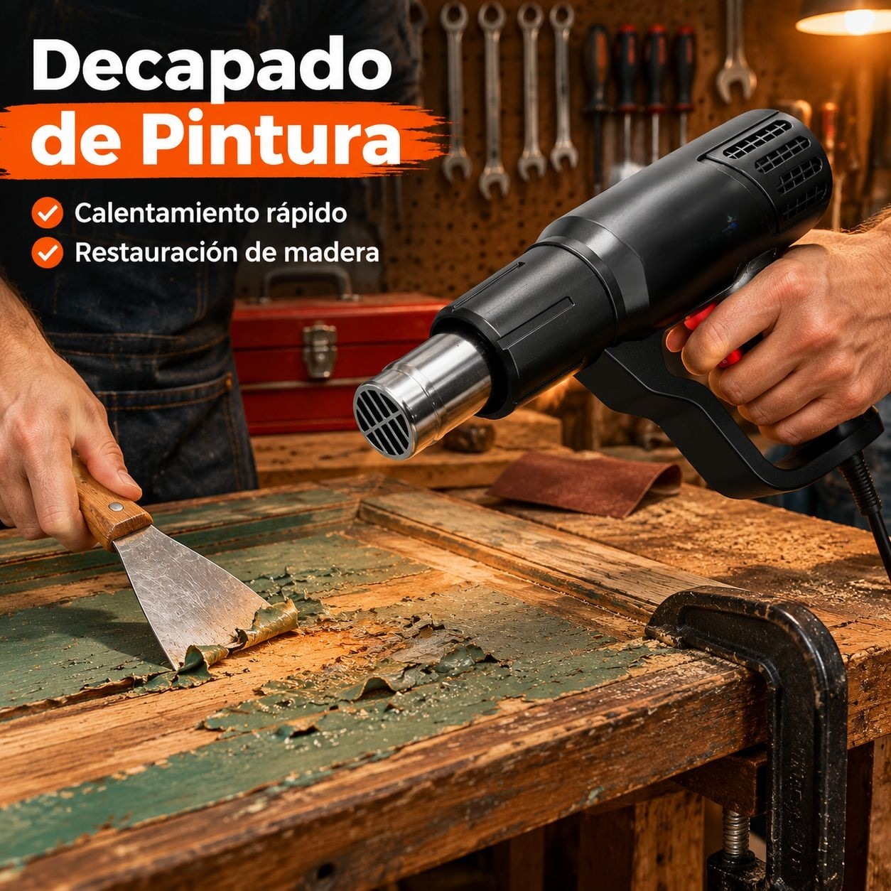 Herramienta multifunción de pistola de calor para soldadura
