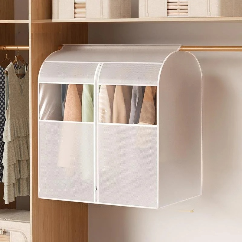 의류 더스트 커버 코트 투명 방습 커버 옷장 걸이 투명 방회 투명 코트 커버