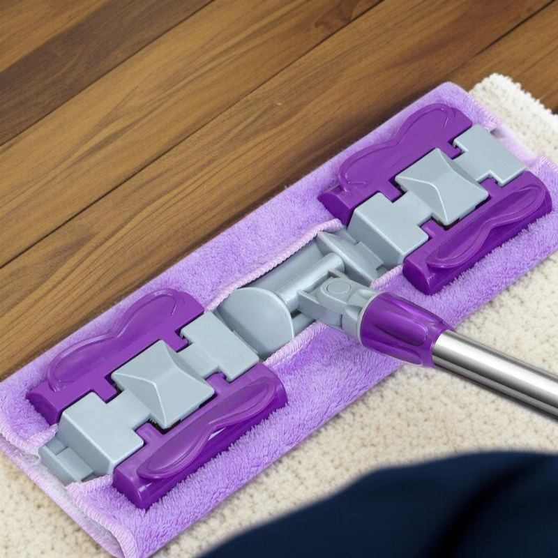 가정용 불량 플랫 밀대 10년 내구 건습 겸용 천 슬래브 밀대 깨끗한 나무 바닥 밀대