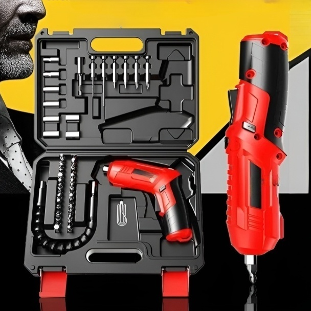 Wireless electric screwdriver tool kit