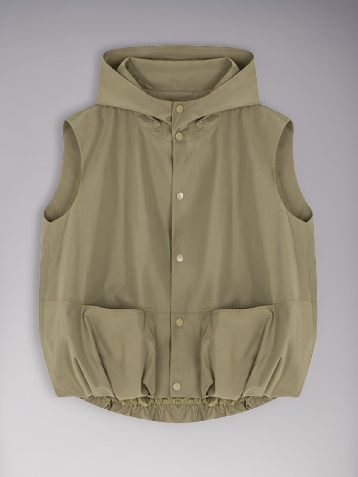 高品質素材の薄手ジャケットディテール