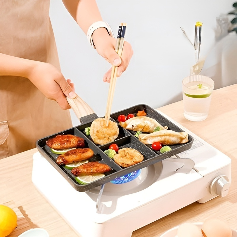 四つ穴エッグパン 朝食用フライパン