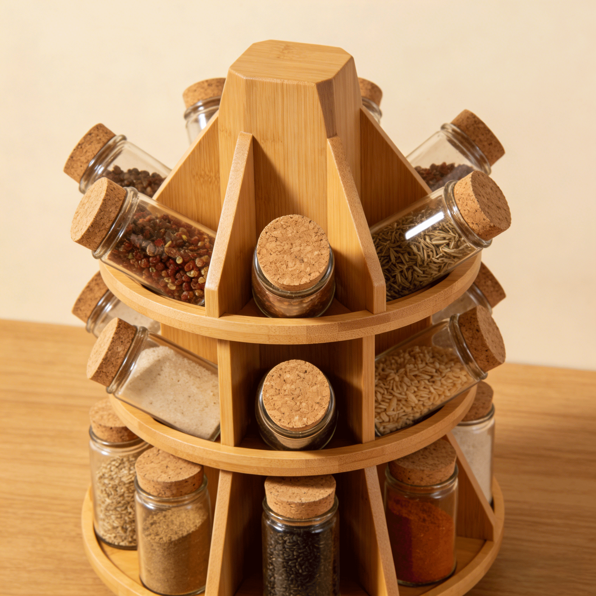 三層可旋轉收納台（三入裝）