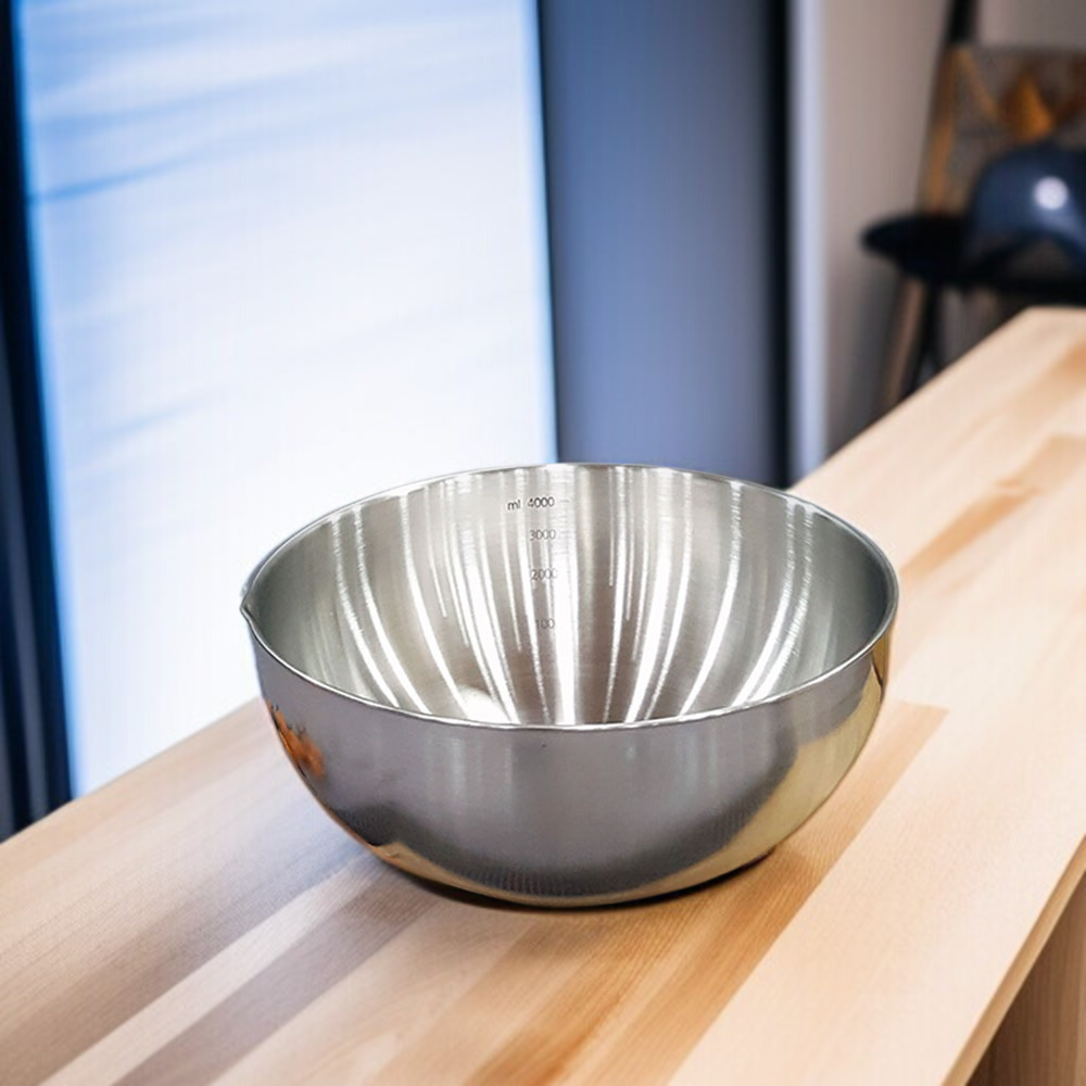 ステンレス製サラダボウル