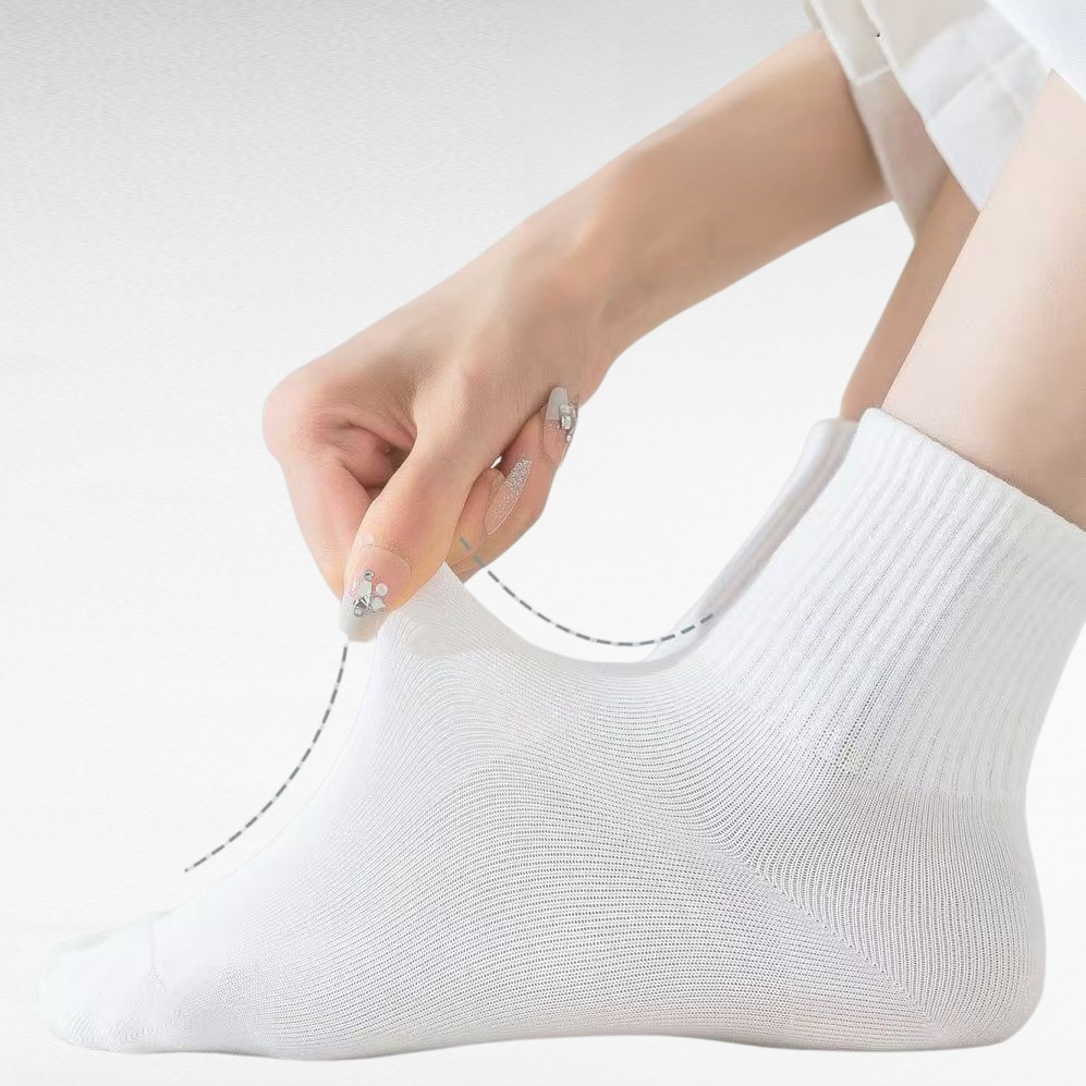 肌に優しい防臭通気性使い捨て靴下