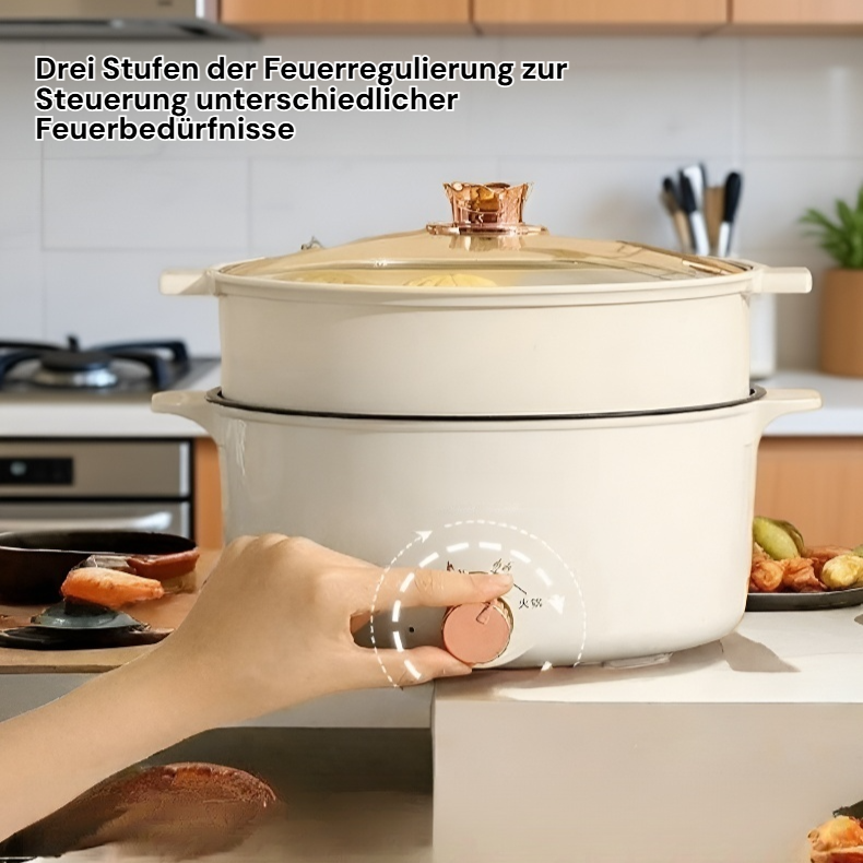 Elektrischer Antihaft-Koch- und Bratentopf für die Küche