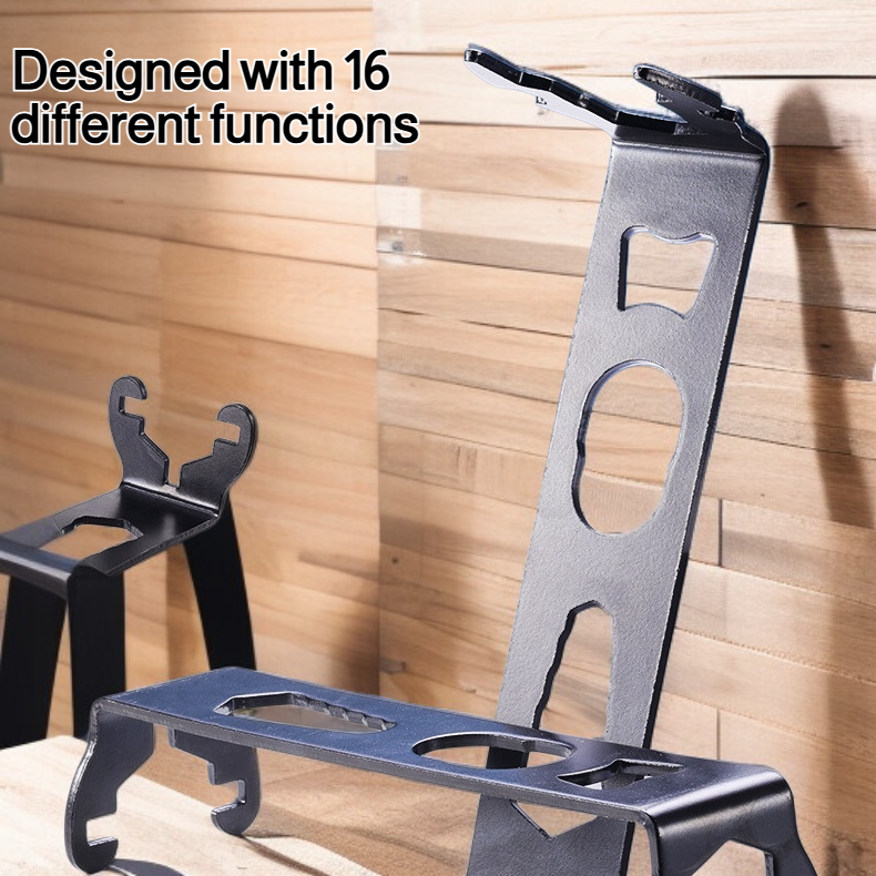 Multi-purpose 16-in-1 carbon steel sink wrench