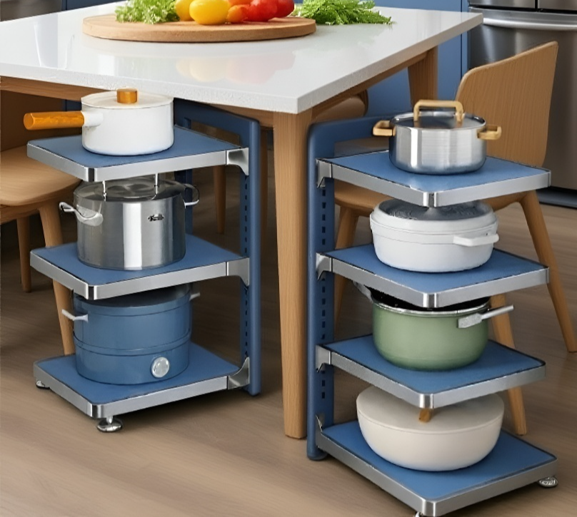 Estante de almacenamiento ajustable para cocina