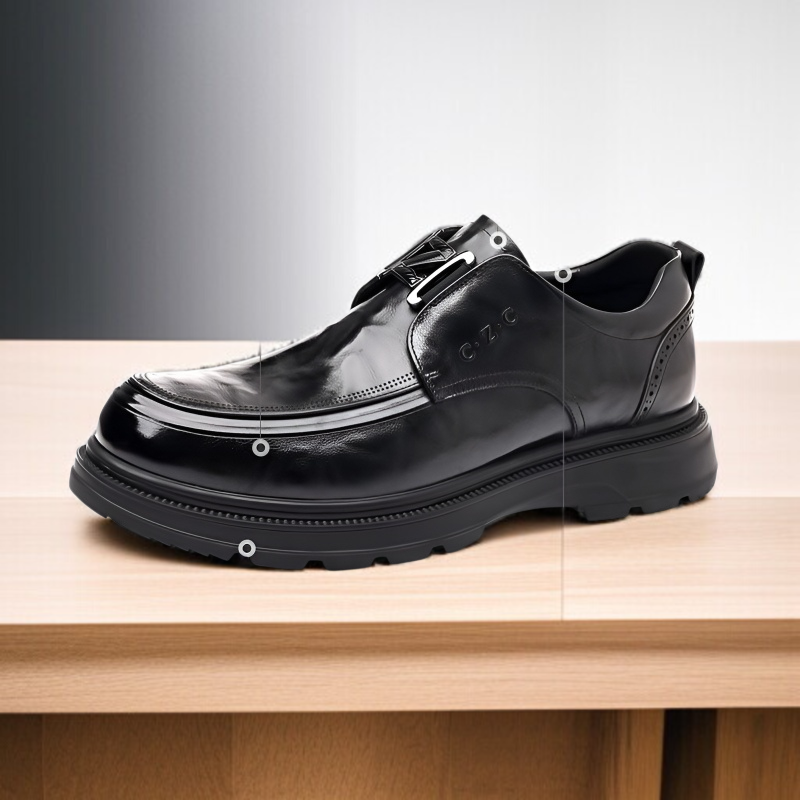 통기성 남성화 소가죽 소프트키높이 비즈니스 캐주얼화 정장화 방취 통기성 남성화