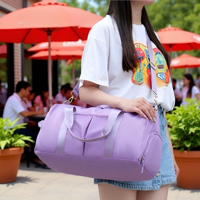 Bolsa de almacenamiento con separación seco-húmedo para yoga y natación, imprescindible para viajes