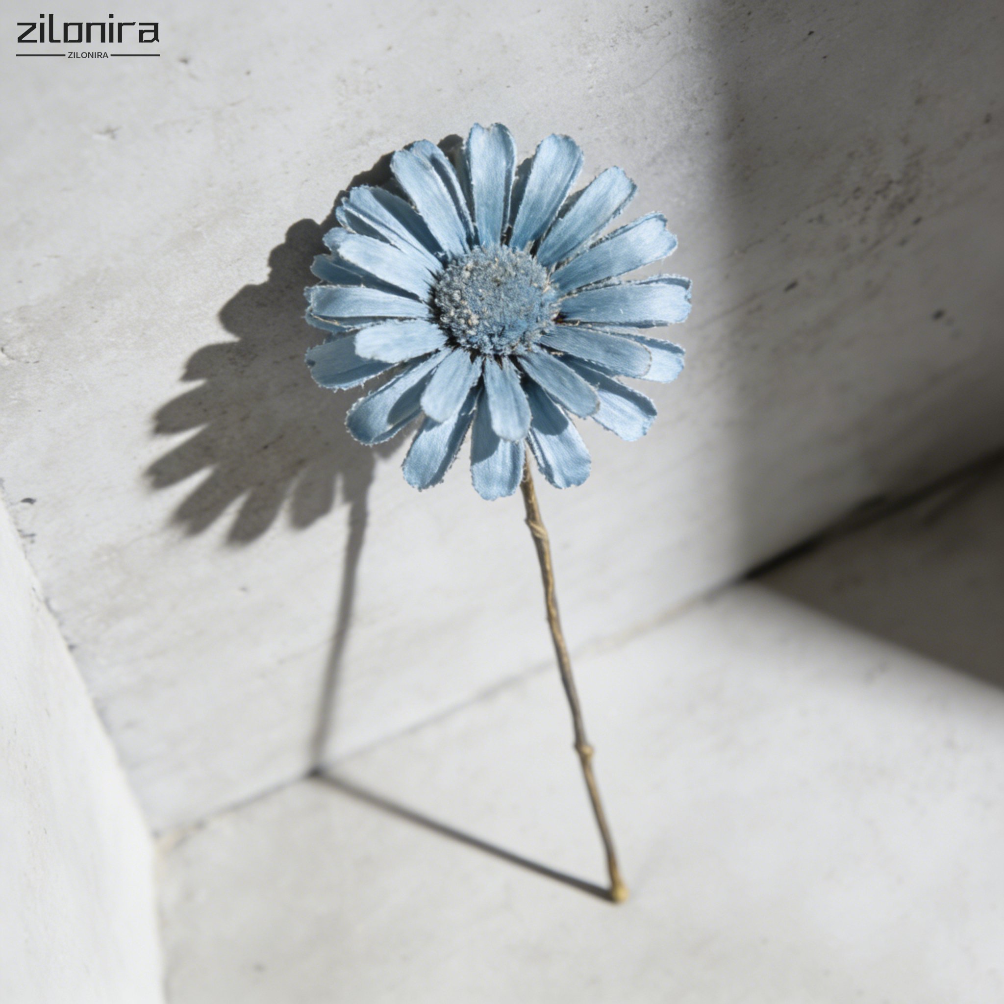 인조 파란색 데이지 10송이