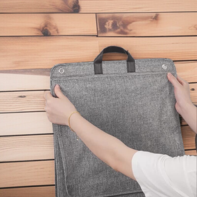 Cesta de almacenamiento de algodón y lino, cesta multifuncional plegable para ropa