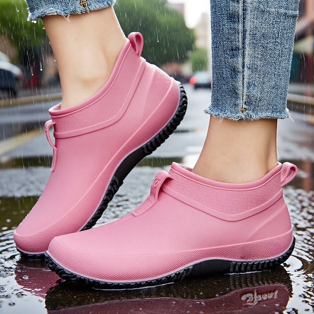 여성용 짧은 레인부츠