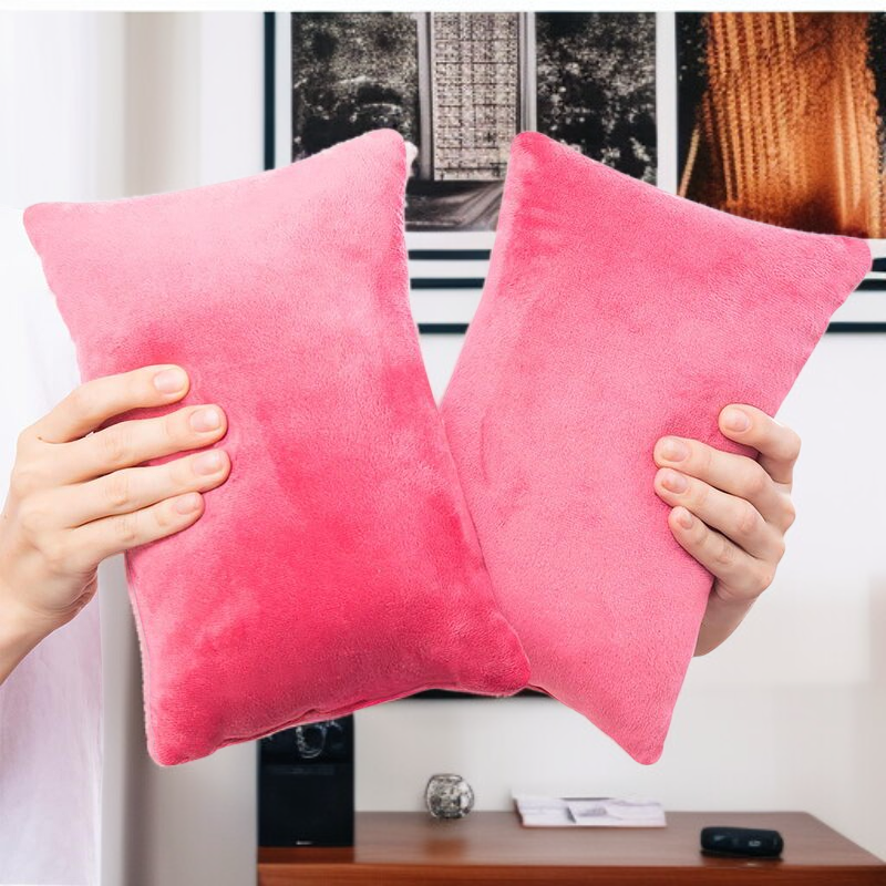 旅行迷你絨布枕頭