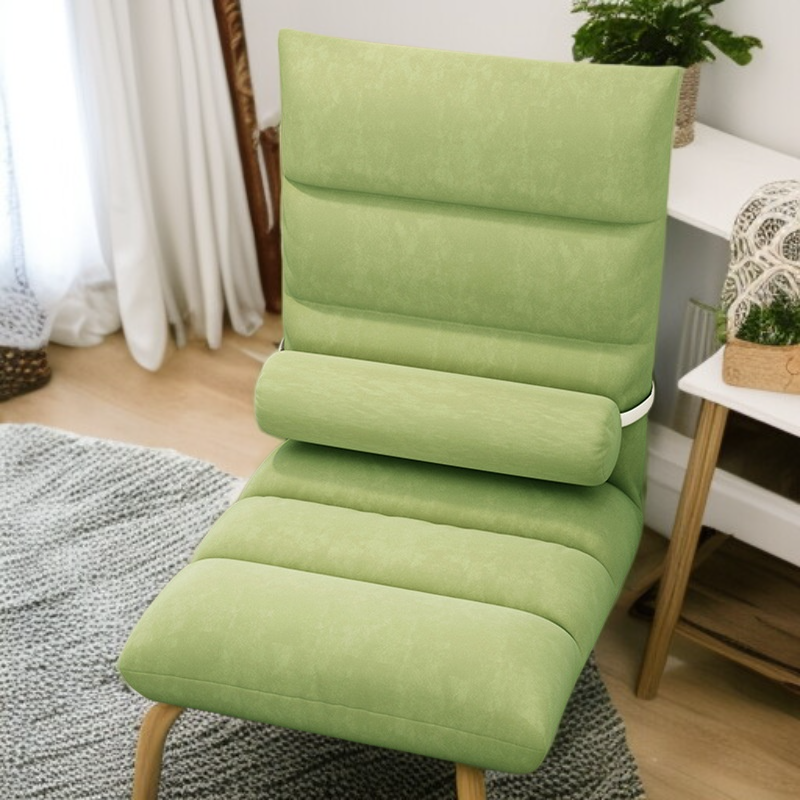 Pequeño sofá plegable de tela para suelo