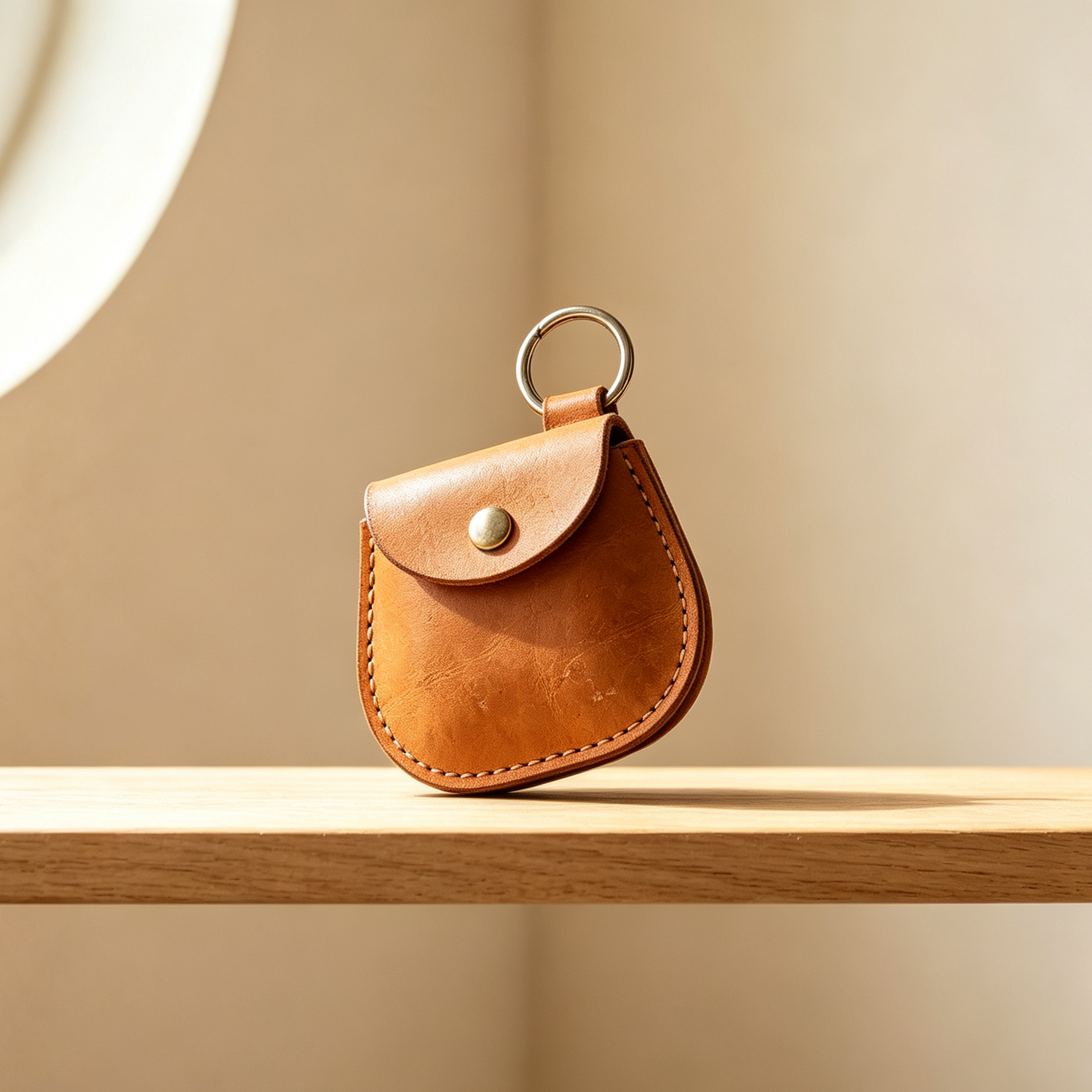 Leather key pouches (5 pieces)