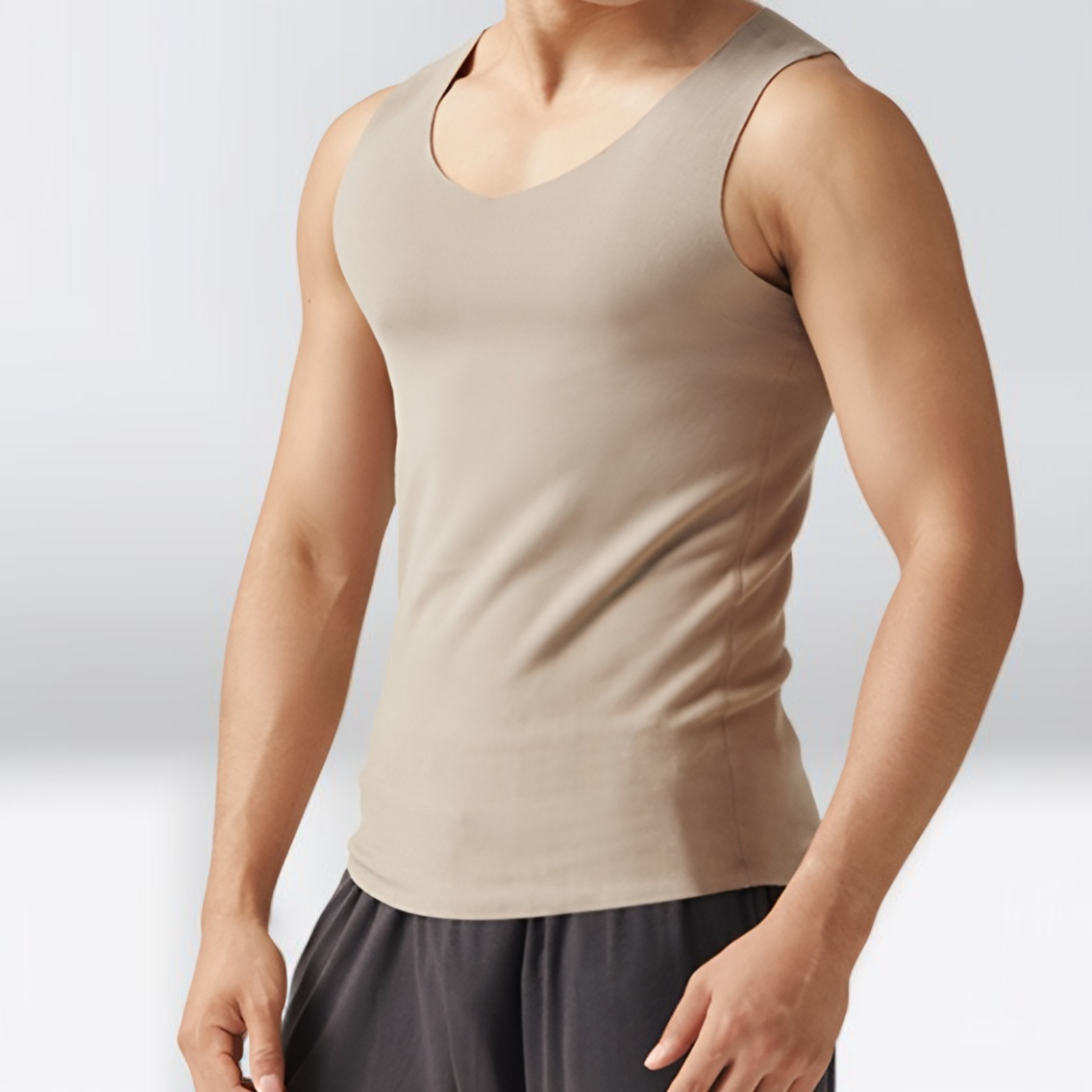 秋冬新作ドイツ製ベルベット暖かいVネックベスト メンズ