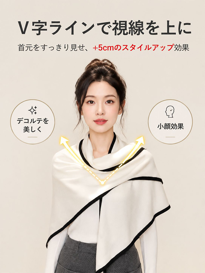 【今だけ50%OFF】Monolly 4wayニットアンサンブル | 着痩せ・こなれ感・小顔効果