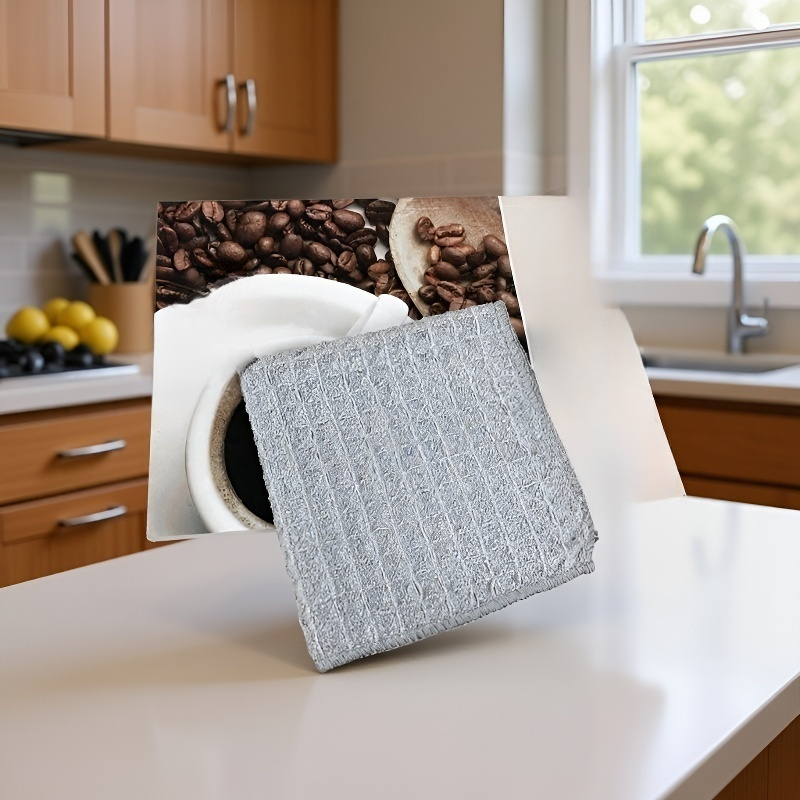 Set de 4 paños de microfibra gruesos para platos