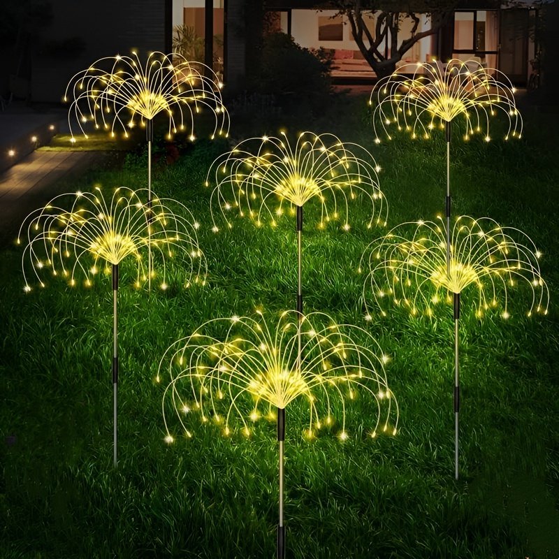 실외 방수 LED 태양광 불꽃 정원등