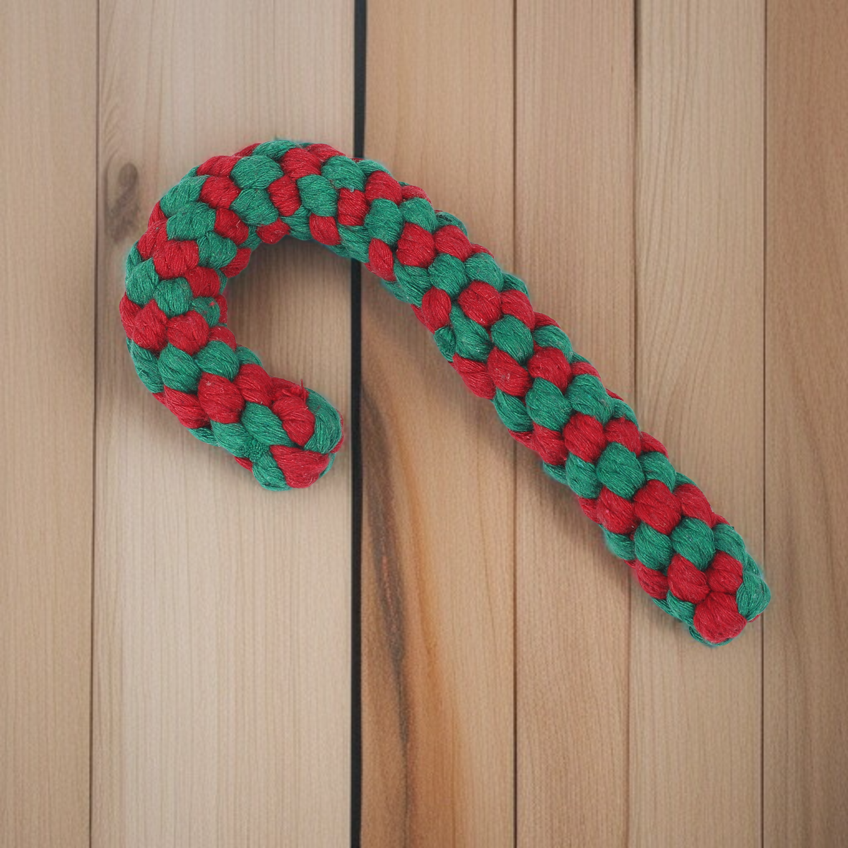 犬用クリスマスロープトイ　噛むおもちゃ　歯磨き・耐久性抜群　全犬種対応　プレゼント