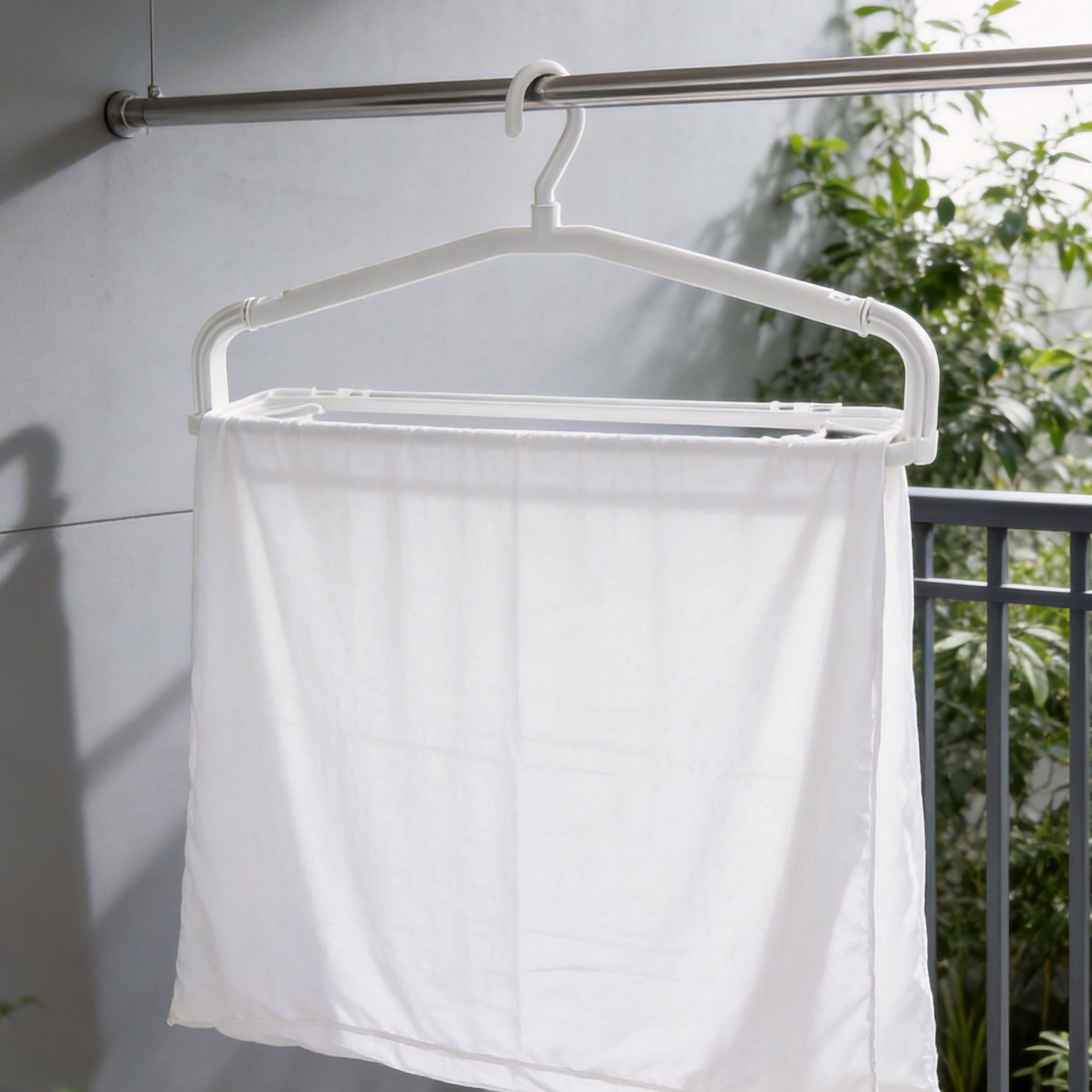 Modern retractable towel rack with sleek design