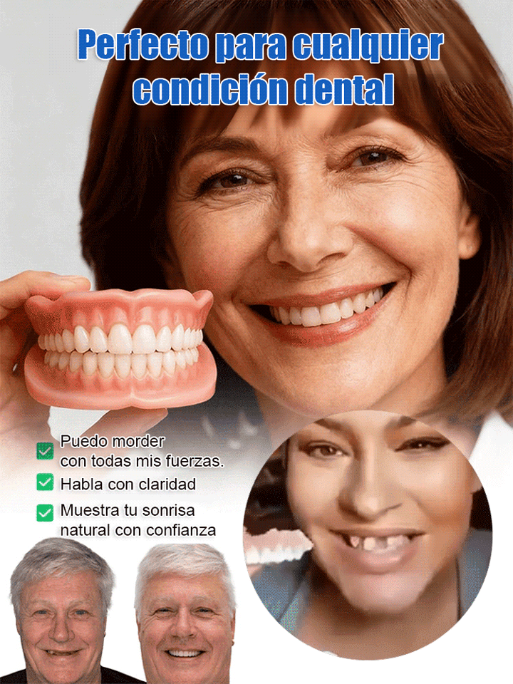 【Certificación FDA】Prótesis dentales personalizadas de ajuste perfecto