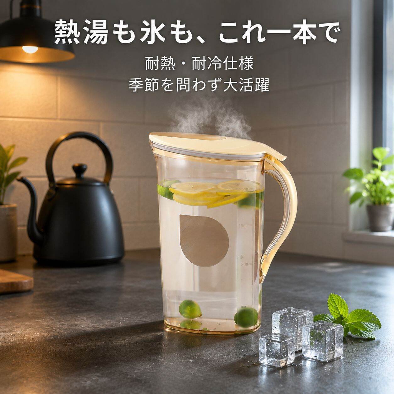 家庭用耐熱冷水ポット ジュースピッチャー ドリンクポット