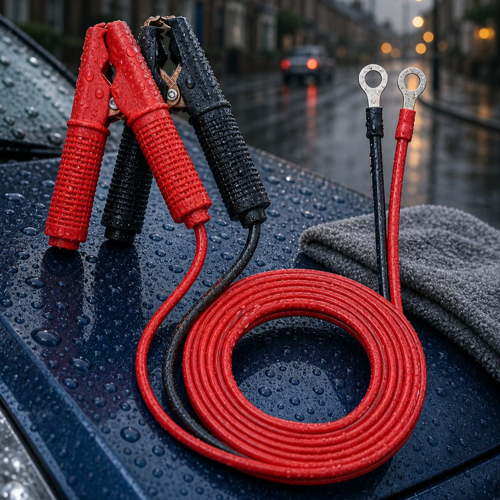 Battery Charger Alligator Clip Car Starter Cable