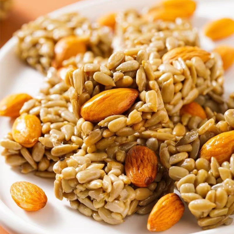 整箱營養瓜子酥 休閒食品葵花籽堅果炒貨 巴旦木營養瓜子酥